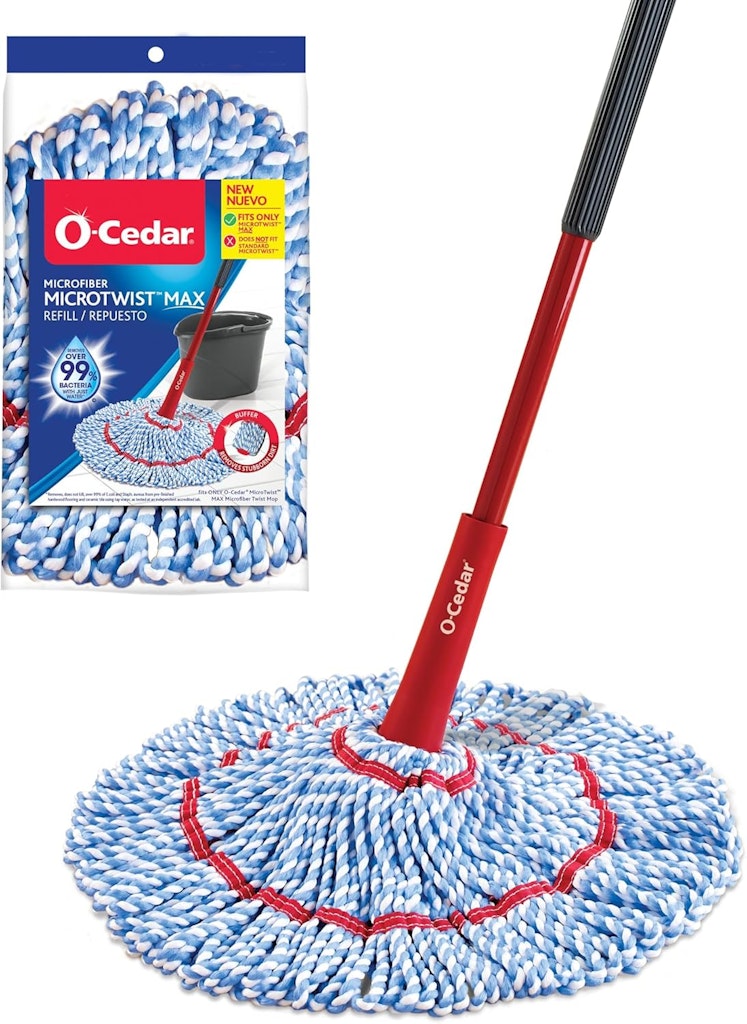O-Cedar MicroTwist Max Microfiber Twist Mop: $14