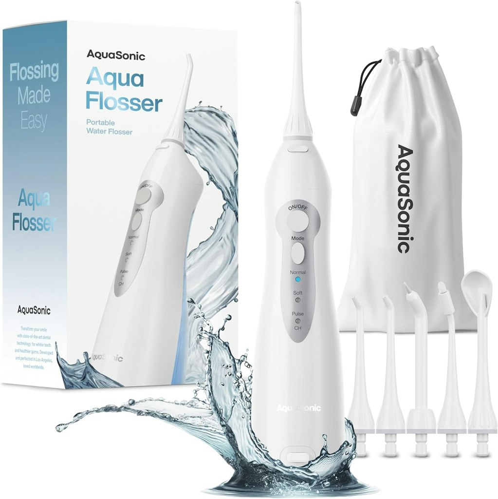 AquaSonic Water Flosser: $34