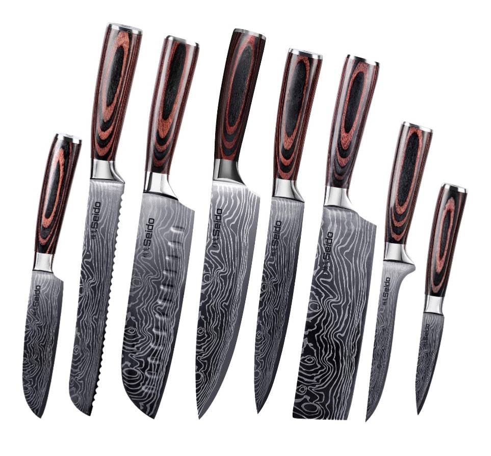 Seido Japanese Master Chef's 8-Piece Knife Set: $110 Seido Japanese Master Chef's 8-Piece Knife Set: $110