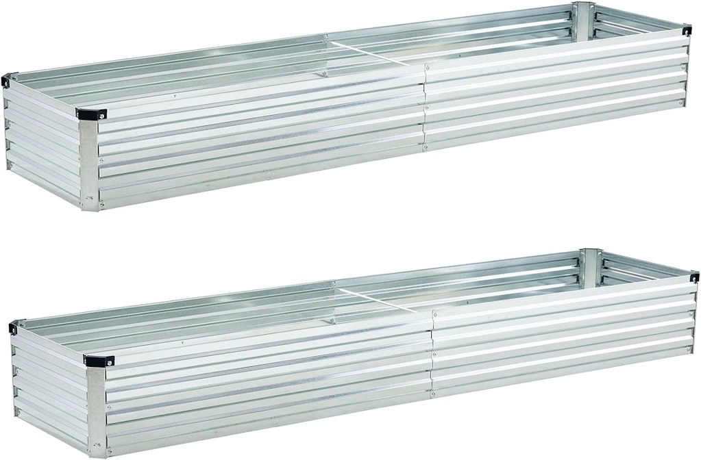 Galvanized Raised Garden Bed 2-Pack: From $60 Galvanized Raised Garden Bed 2-Pack: From $60