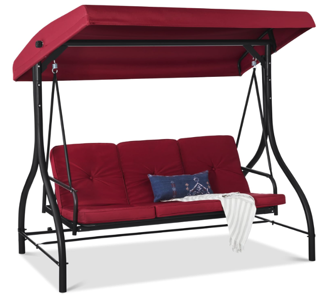 Best Choice Products 3-Seat Canopy Swing: $240 Best Choice Products 3-Seat Canopy Swing: $240
