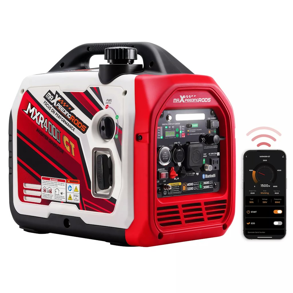 MaXpeedingrods 4KW Gas / LPG Portable Generator: $790