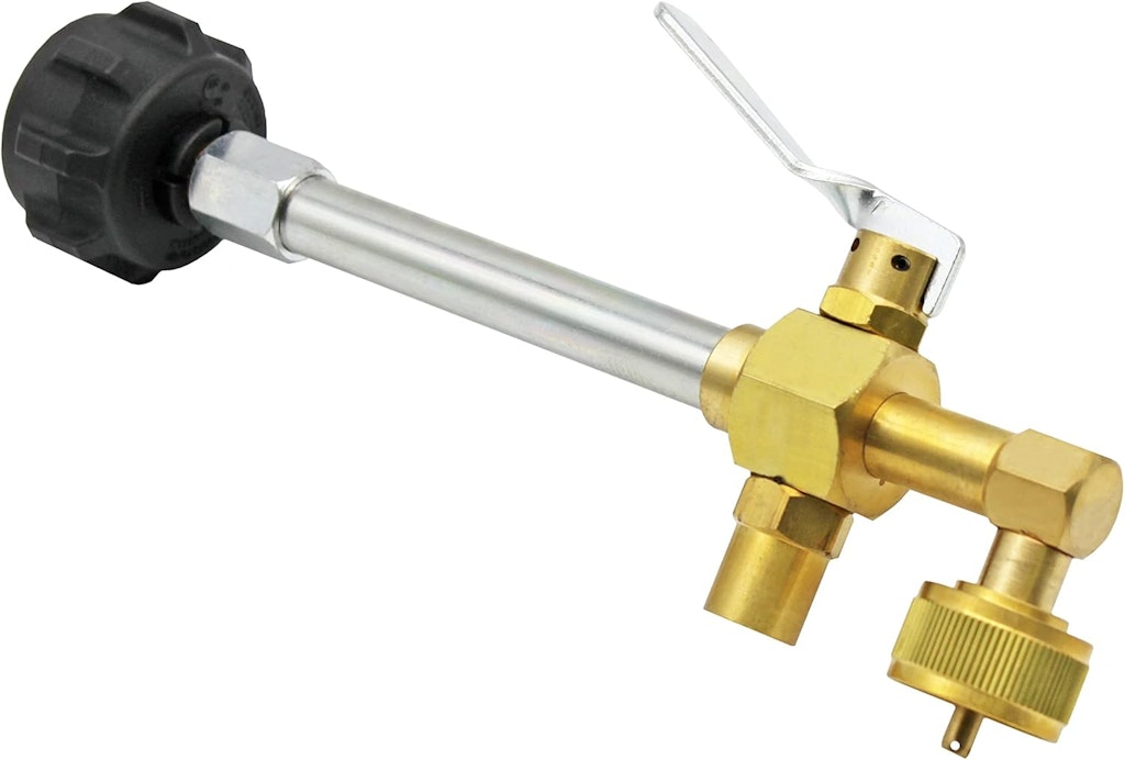Flame King Propane Refill Fitting Adapter Valve: $23 Flame King Propane Refill Fitting Adapter Valve: $23