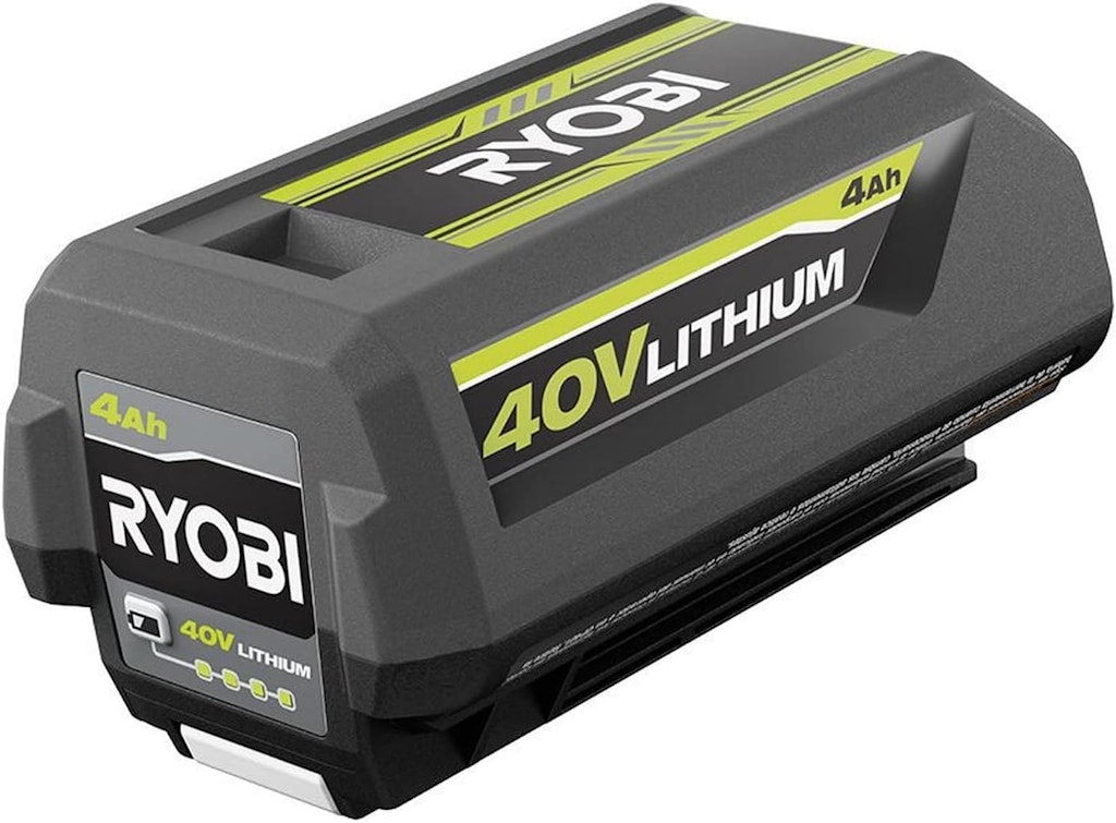 Ryobi 40V 4.0Ah Lithium-Ion Battery: $100 Ryobi 40V 4.0Ah Lithium-Ion Battery: $100