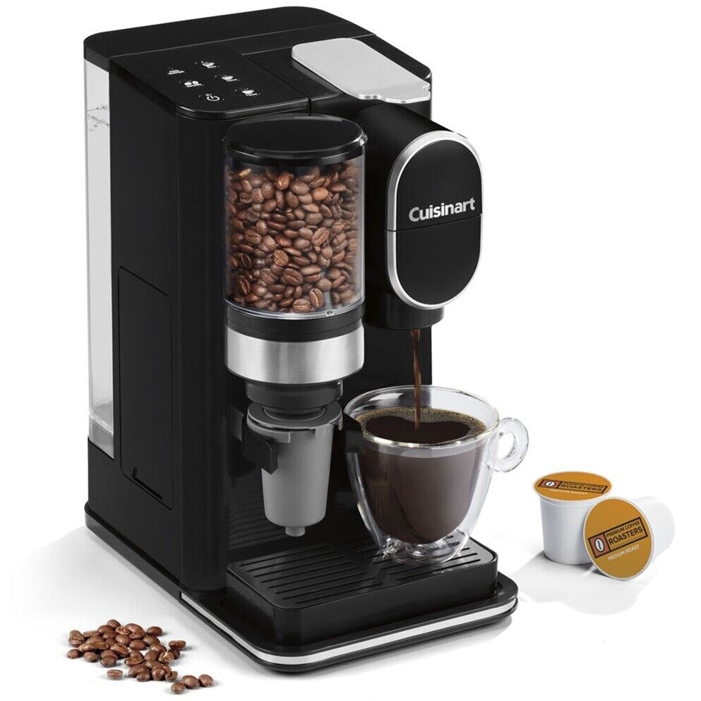 Refurb Cuisinart Single Serve Coffee Maker + Coffee Grinder: $70 Refurb Cuisinart Single Serve Coffee Maker + Coffee Grinder: $70