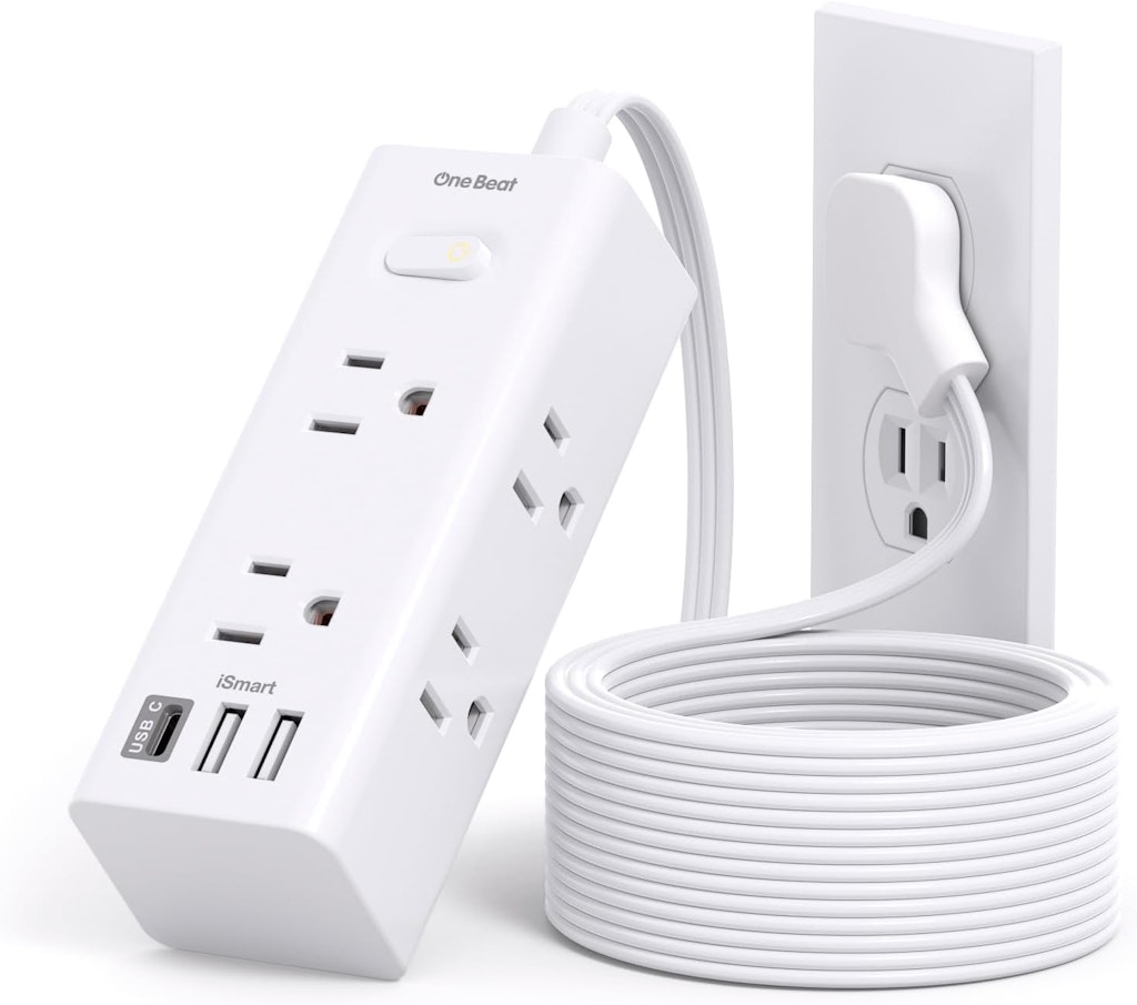 One Beat 10-Foot 6-Outlet Extension Cord: $12 One Beat 10-Foot 6-Outlet Extension Cord: $12
