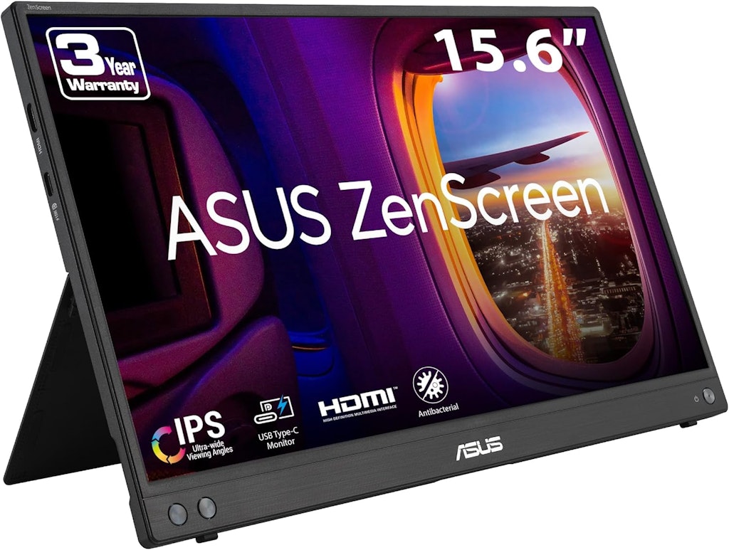 Asus ZenScreen 15.6" 1080p USB-C Portable IPS Monitor: $99 Asus ZenScreen 15.6" 1080p USB-C Portable IPS Monitor: $99