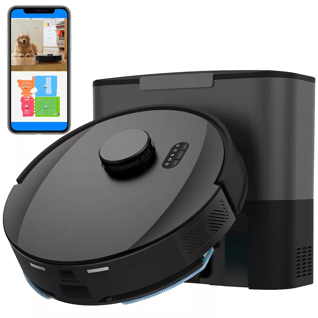 bObsweep UltraVision Self-Empty Robot Vacuum & Mop: $260