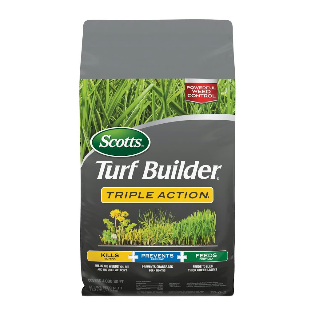 Scotts Turf Builder Triple Action 11.3-lb. Bag: $26