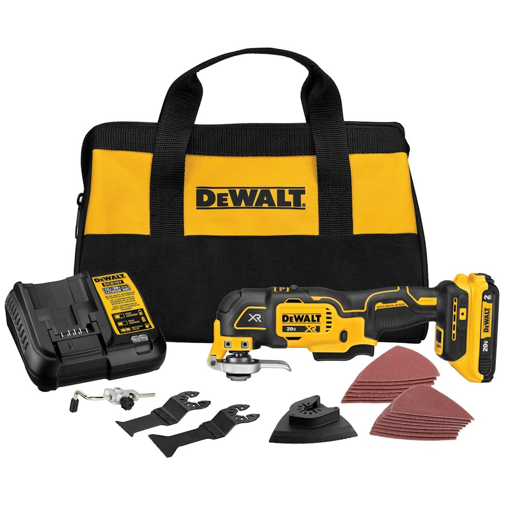 DeWalt 20V Cordless Brushless 8-Piece Oscillating Multi-Tool with Soft Case: $149 DeWalt 20V Cordless Brushless 8-Piece Oscillating Multi-Tool with Soft Case: $149