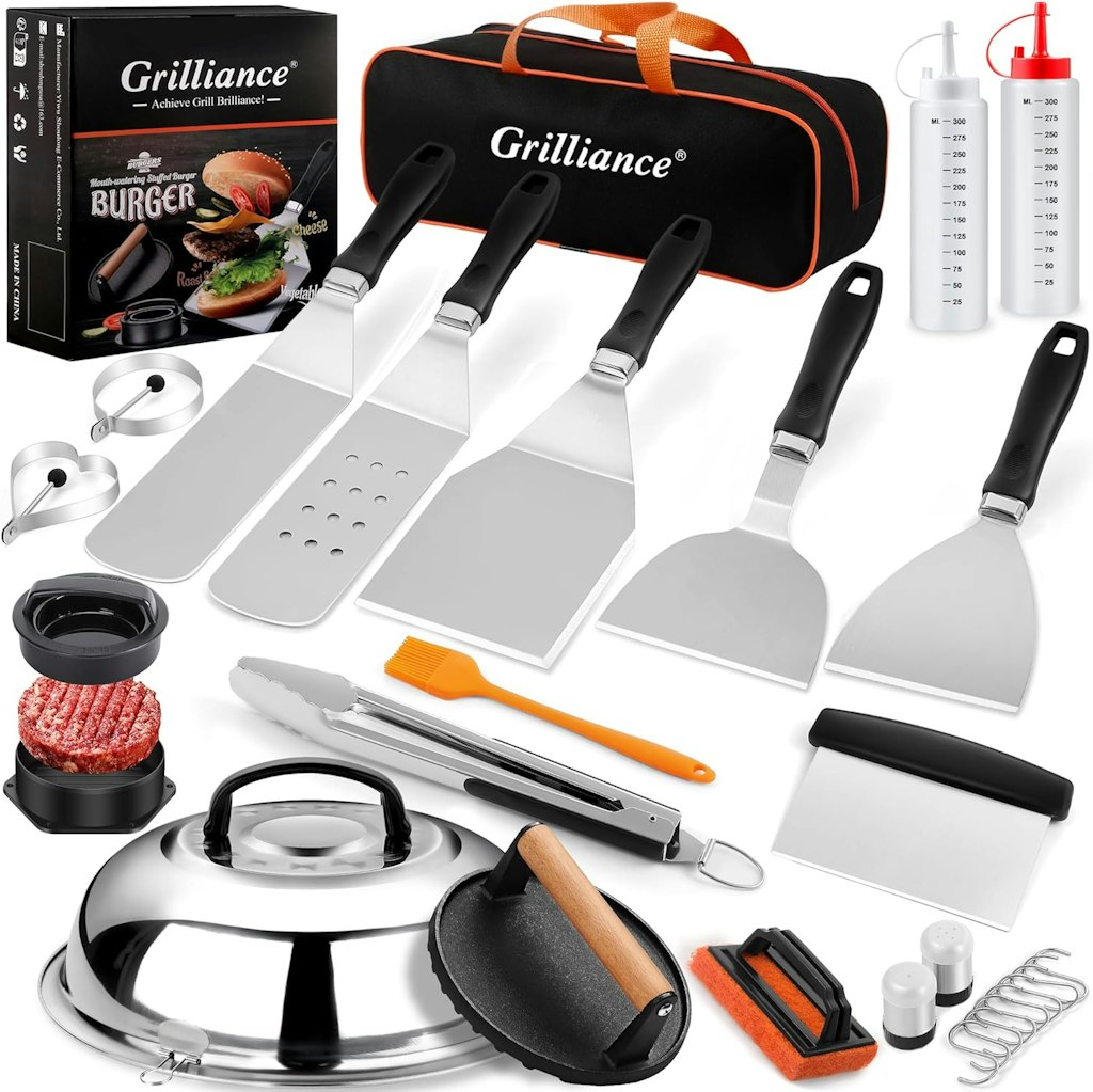 27-Piece Griddle Accessories Kit: $23 27-Piece Griddle Accessories Kit: $23