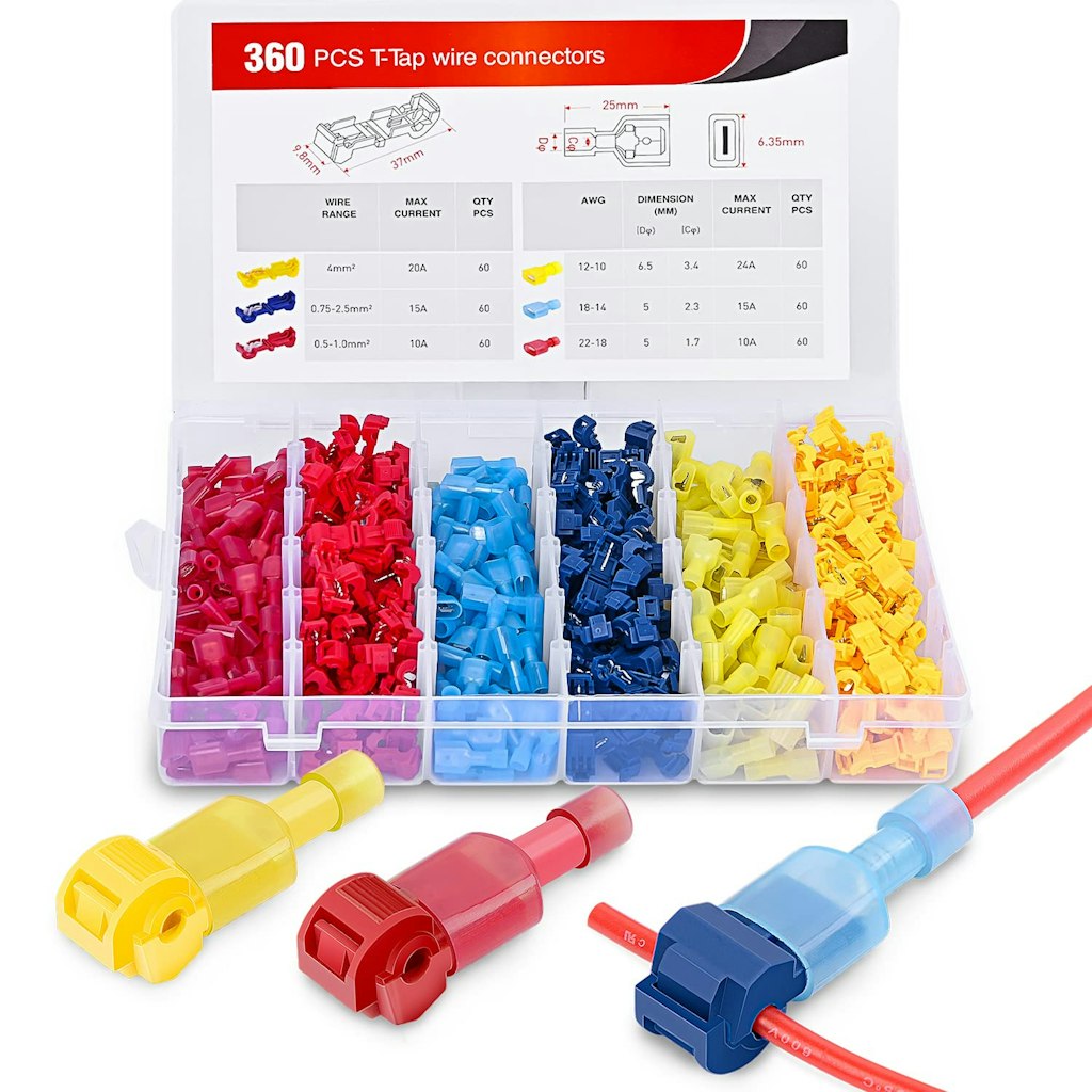 Nilight T-Tap Wire Connector 360-Pack: $19