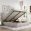 Queen Size Lift Up Storage Bed for $219 + free shipping