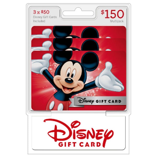 Disney $150 Gift Card Multi-Pack at Sam's Club: $144.98
