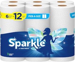 Sparkle Pick-A-Size Double Roll Paper Towel 6-Pack for $8.06 via Sub. & Save + free shipping w/ Prime
