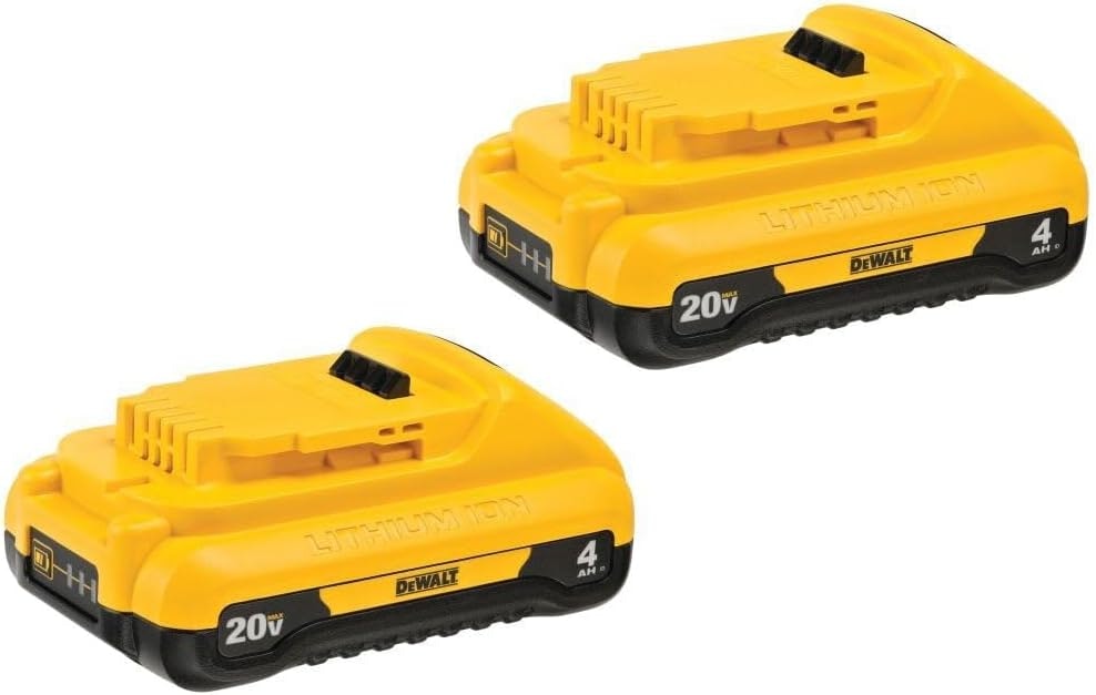 DeWalt 20V MAX 4Ah Lithium Ion Battery 2-Pack: $129