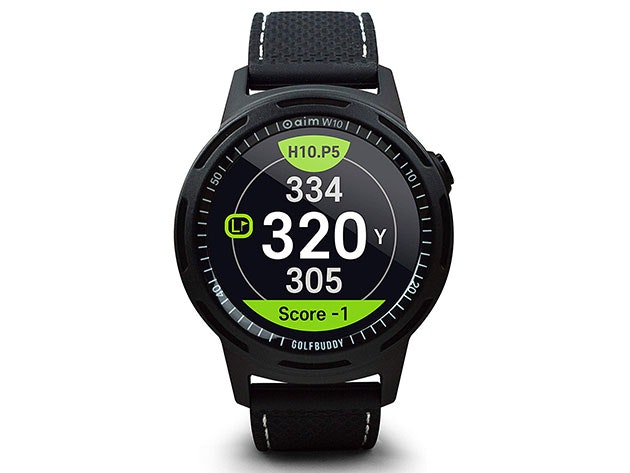 Golf Buddy GolfBuddy Aim W10 GPS Golf Watch: $100 Golf Buddy GolfBuddy Aim W10 GPS Golf Watch: $100
