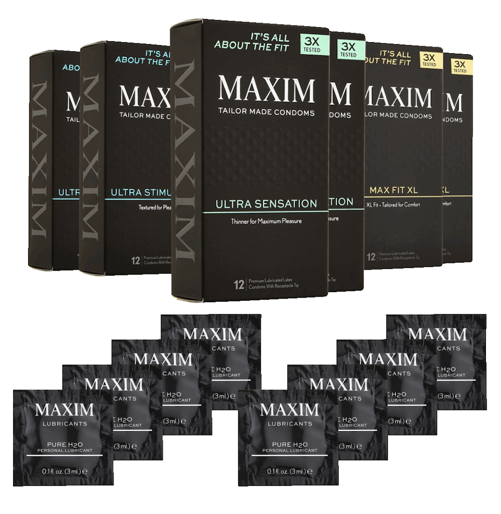 Maxim Tailor Made Condoms 8-Pack: $10