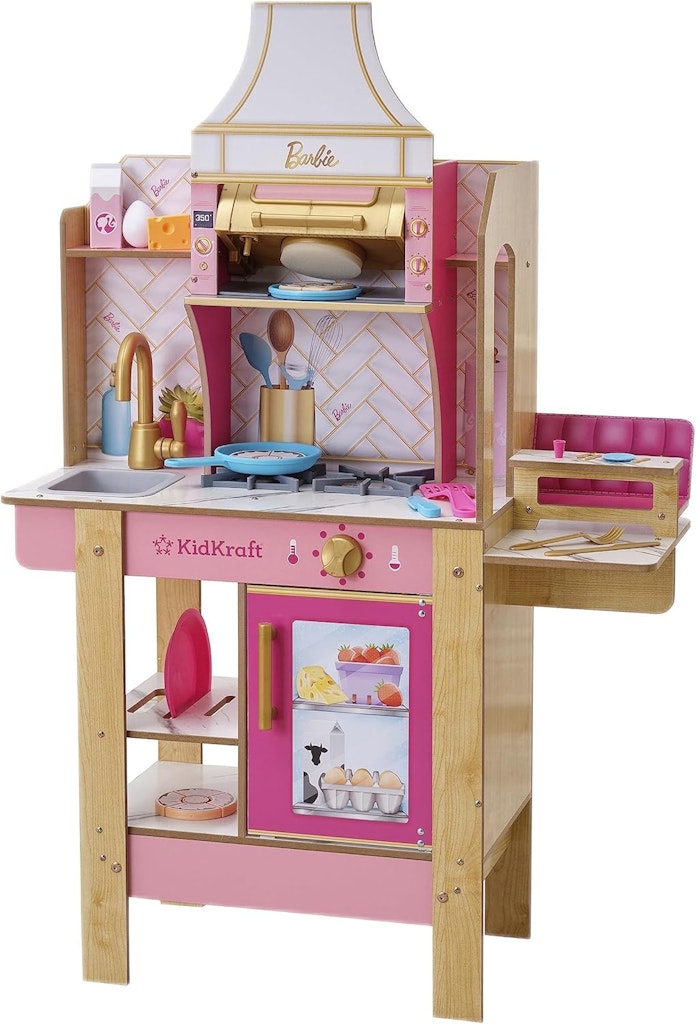 KidKraft Cook with Barbie Wooden Play Kitchen: $30.69 KidKraft Cook with Barbie Wooden Play Kitchen: $30.69