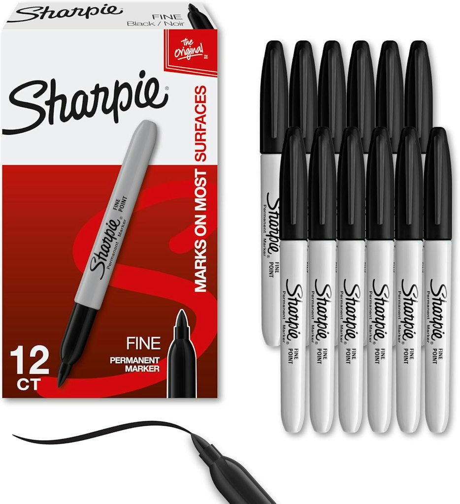 Sharpie 12-Count Fine Point Permanent Markers: $7.54 w/ Subscribe & Save