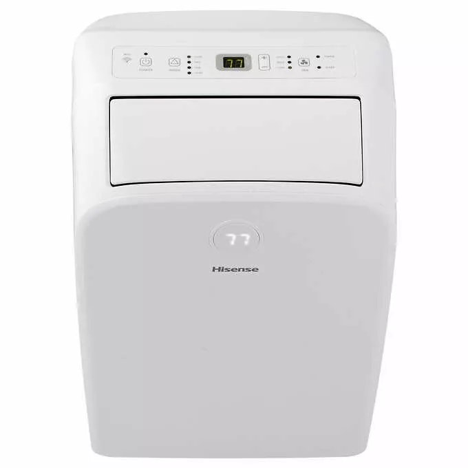 Certified Refurb Hisense Dual-Hose Portable Air Conditioner with Built-In Heat: $210