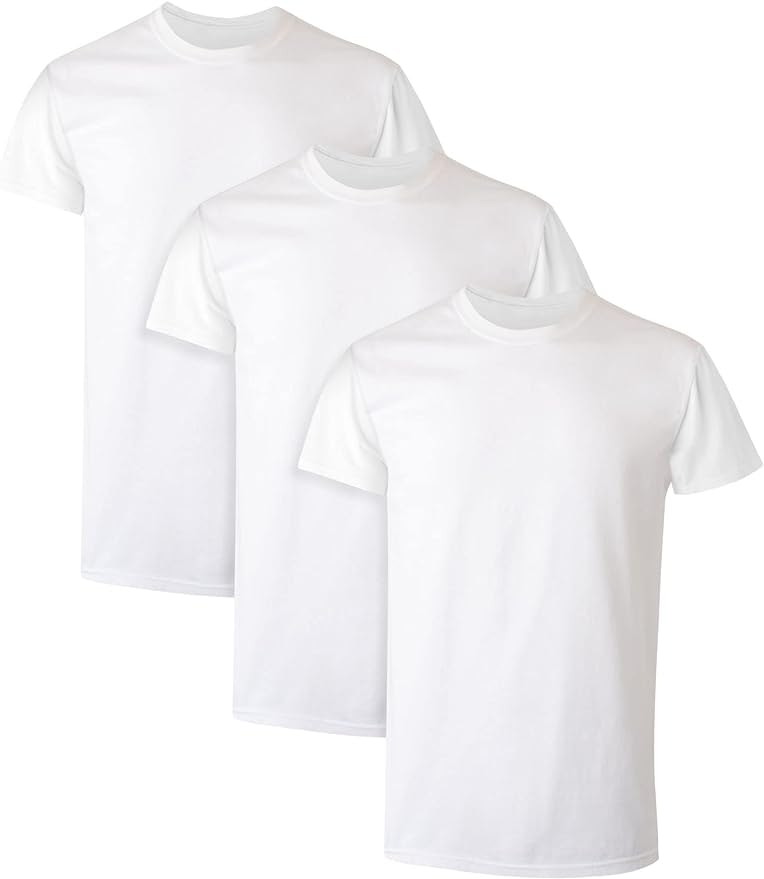Hanes Men's Tagless Crew Undershirt 3-Pack: $7.91