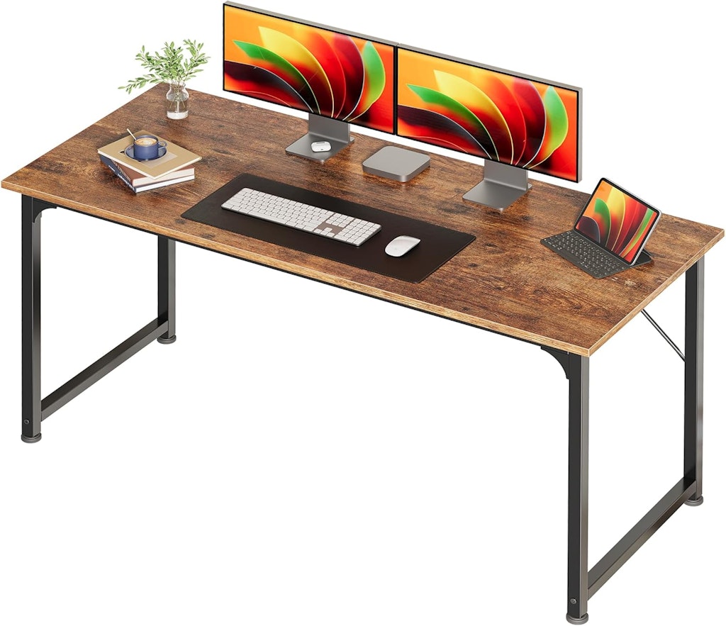 Huuger 55" Modern Simple Office Desk: $60