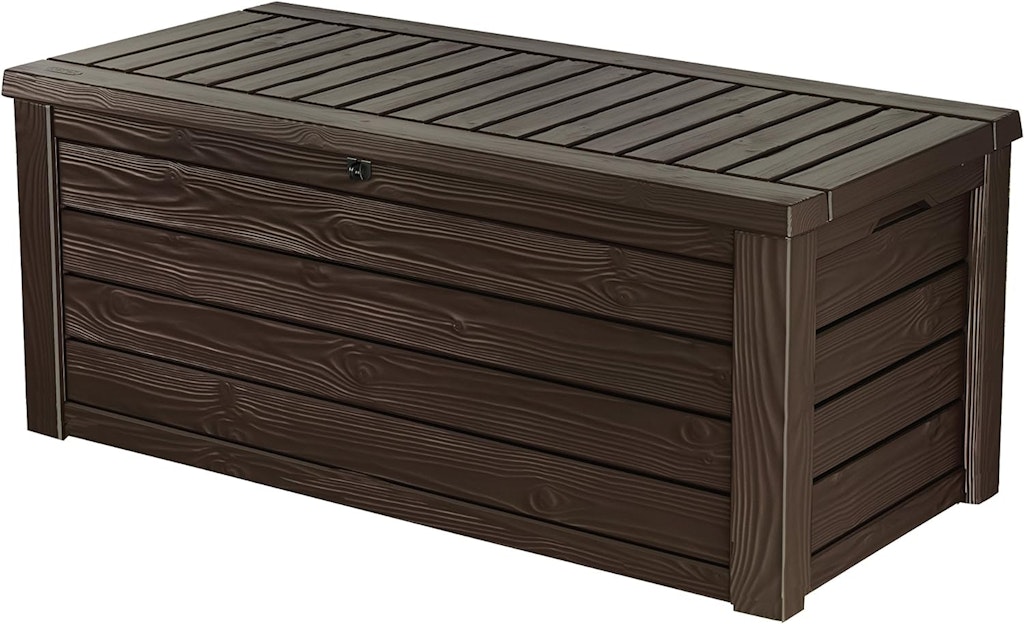 Keter 150-Gallon Outdoor Storage Deck Box: $151 Keter 150-Gallon Outdoor Storage Deck Box: $151