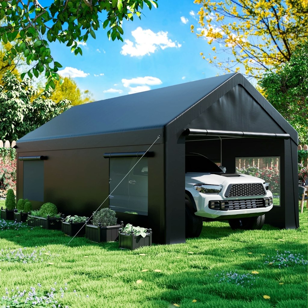 12x20-Foot Portable Garage Carport: $240
