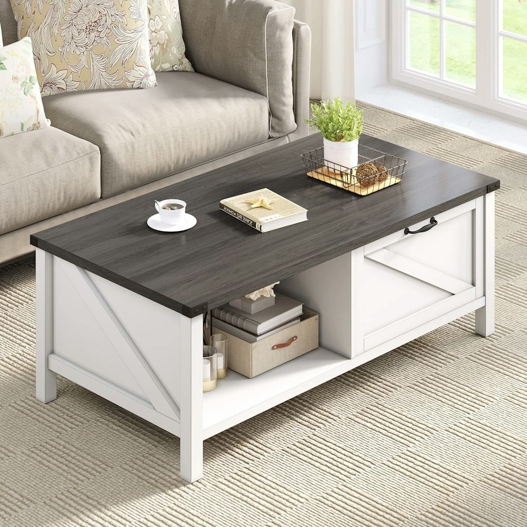Dextrus Farmhouse Coffee Table: $84.06