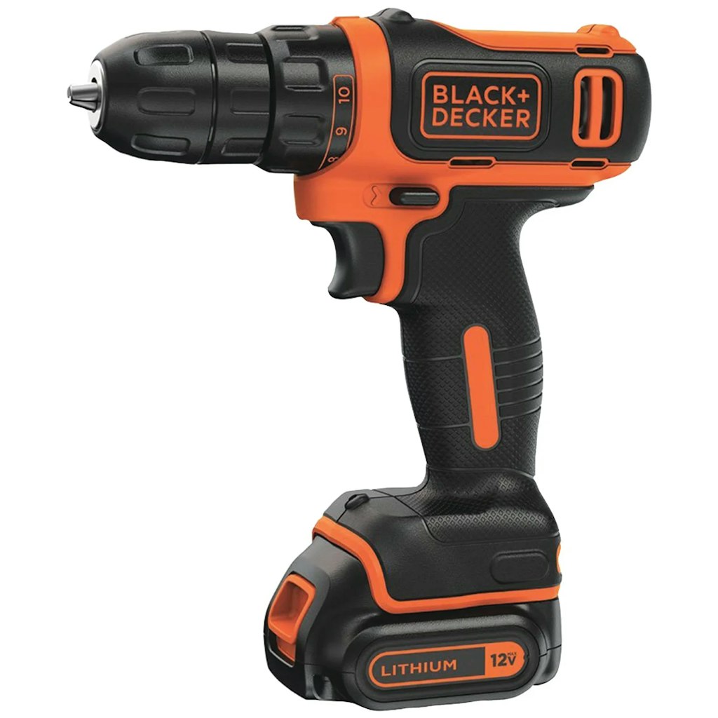 Black + Decker 12V Cordless Drill/Driver w/ Battery and Charger: $29 Black + Decker 12V Cordless Drill/Driver w/ Battery and Charger: $29