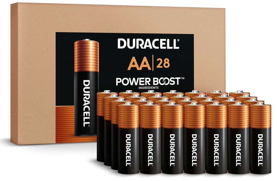 Duracell 28-Count Coppertop AA Batteries with Power Boost: $17 via Subscribe & Save Duracell 28-Count Coppertop AA Batteries with Power Boost: $17 via Subscribe & Save