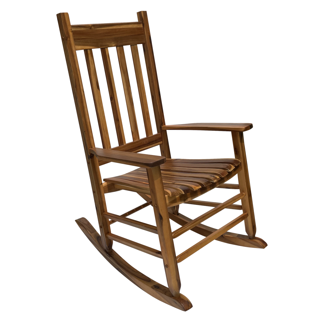 Style Selections Wood Frame Rocking Chair: $89 in cart
