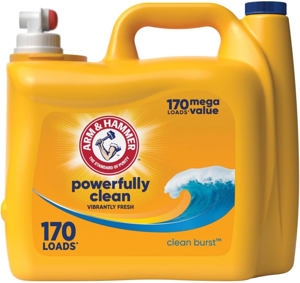 Arm & Hammer Clean Burst 170-oz. Laundry Detergent: $10.84 via Sub. & Save