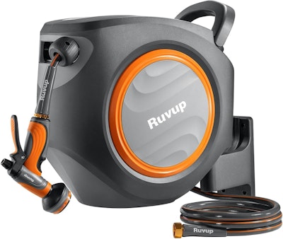Ruvup 1/2" x 150-Foot Retractable Garden Hose Reel for $85 + free shipping