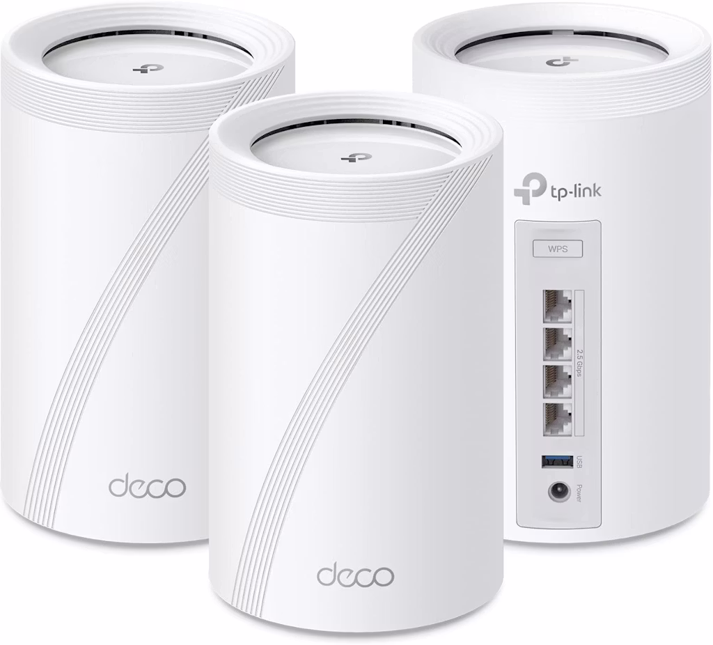 TP-Link Tri-Band WiFi 7 Whole Home Mesh Network System 3-Pack: $324
