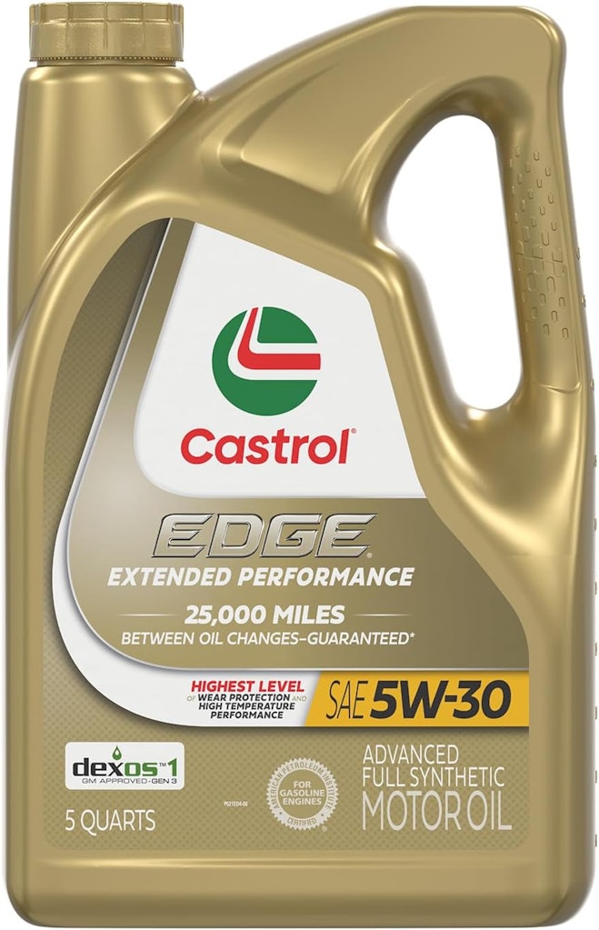 Castrol Edge Extended Performance 5W-30 Advanced Full Synthetic Motor Oil 5-Quart Bottle: $25 w/ Subscribe & Save Castrol Edge Extended Performance 5W-30 Advanced Full Synthetic Motor Oil 5-Quart Bottle: $25 w/ Subscribe & Save