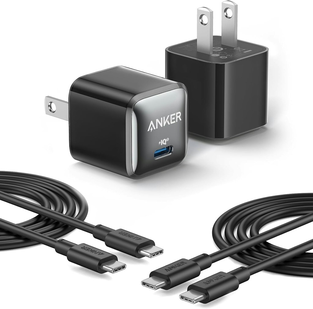 Anker 511 Nano Pro 20W USB-C Compact Fast Charger 2-Pack: $16