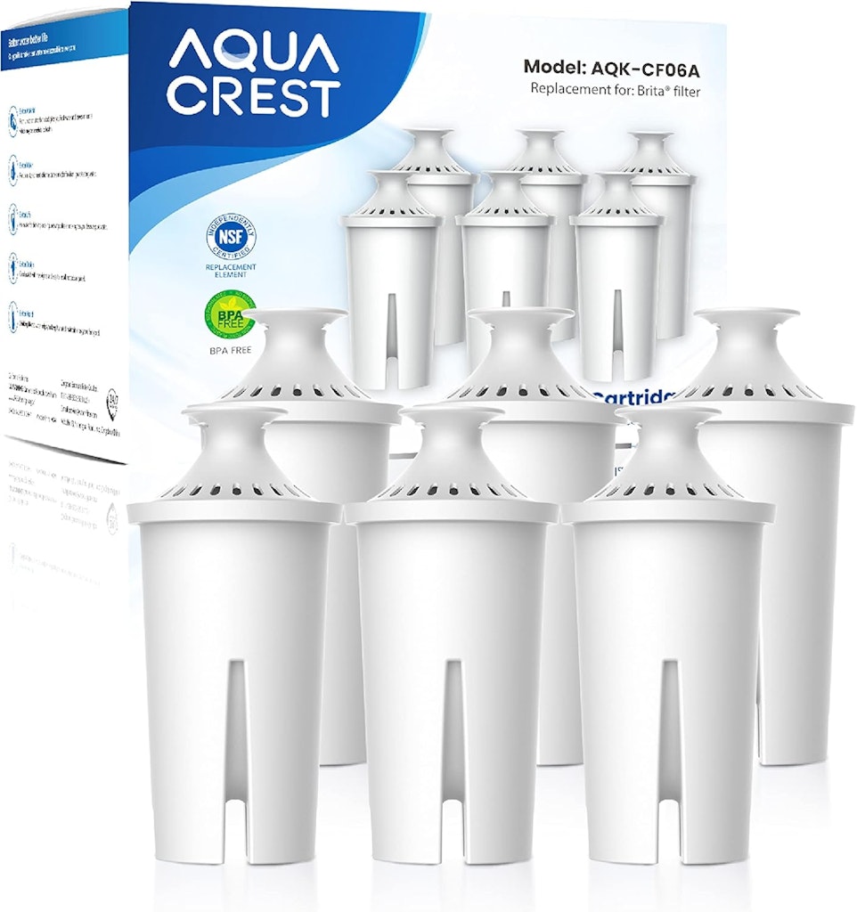 Aqua Crest Replacement for Brita Filter 6-Pack: $16 via Subscribe & Save
