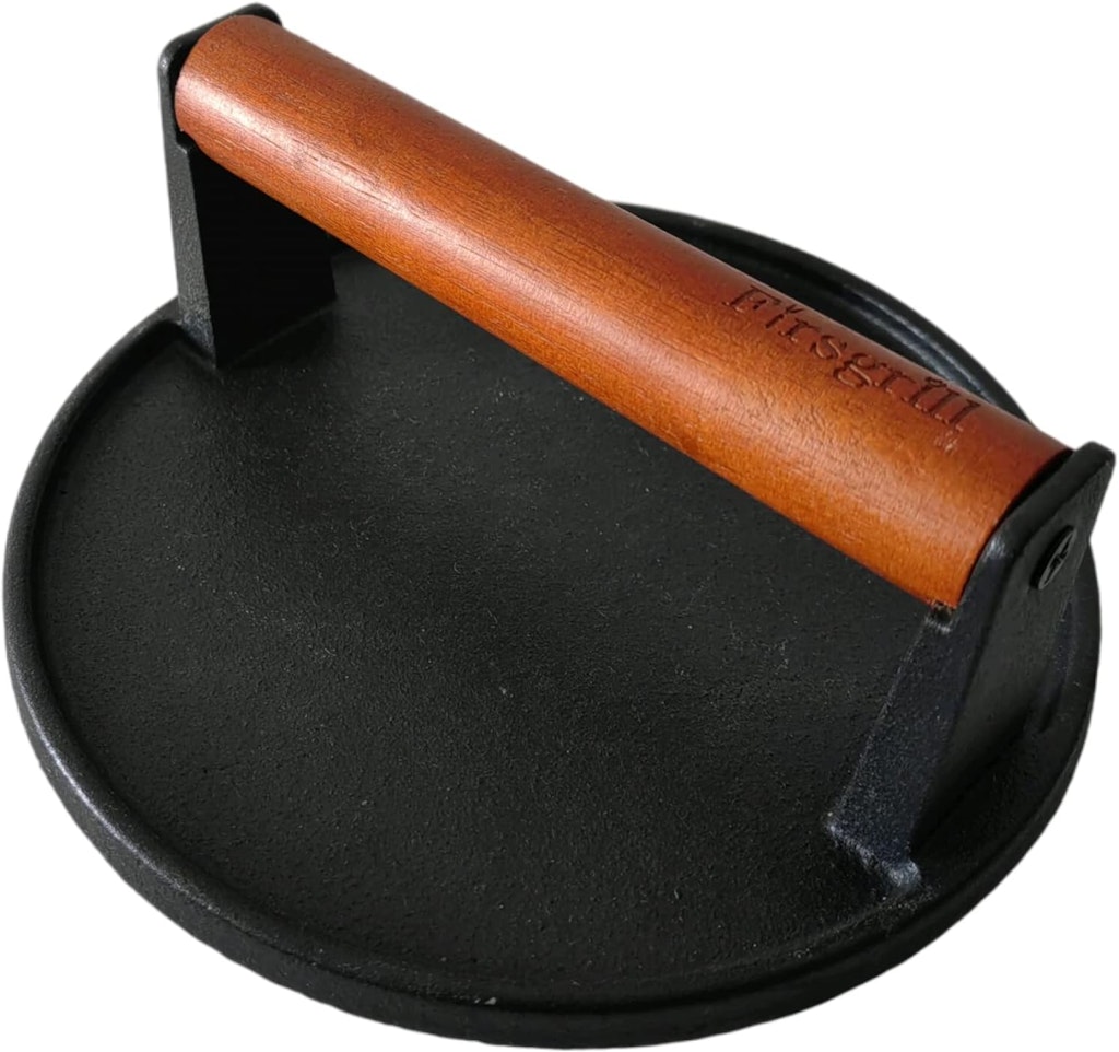 7" Cast Iron Burger Press: $20