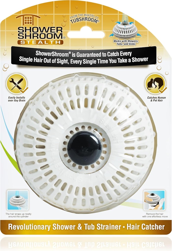 ShowerShroom Stealth Shower & Tub Strainer: $8