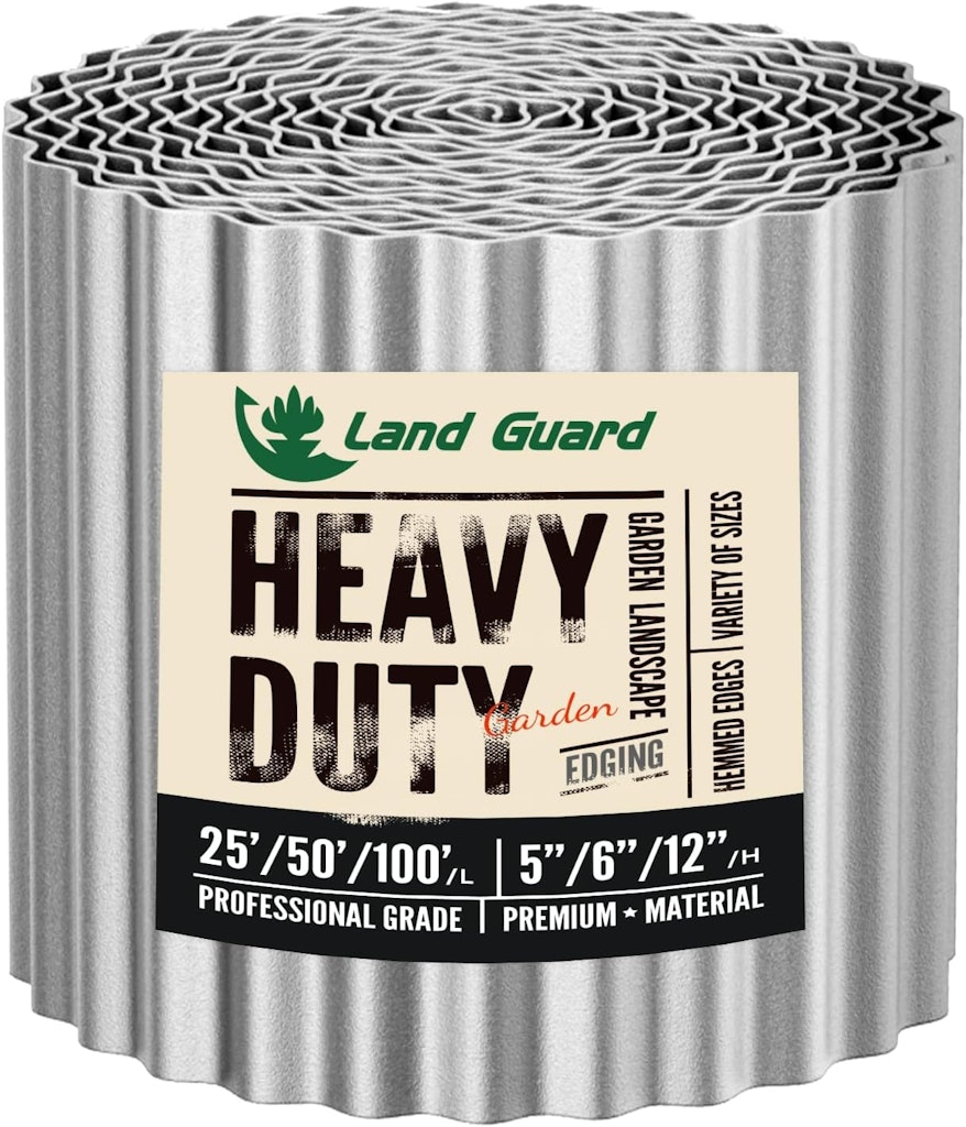 Land Guard 50-Foot Corrugated Garden Edging Border: $20 Land Guard 50-Foot Corrugated Garden Edging Border: $20