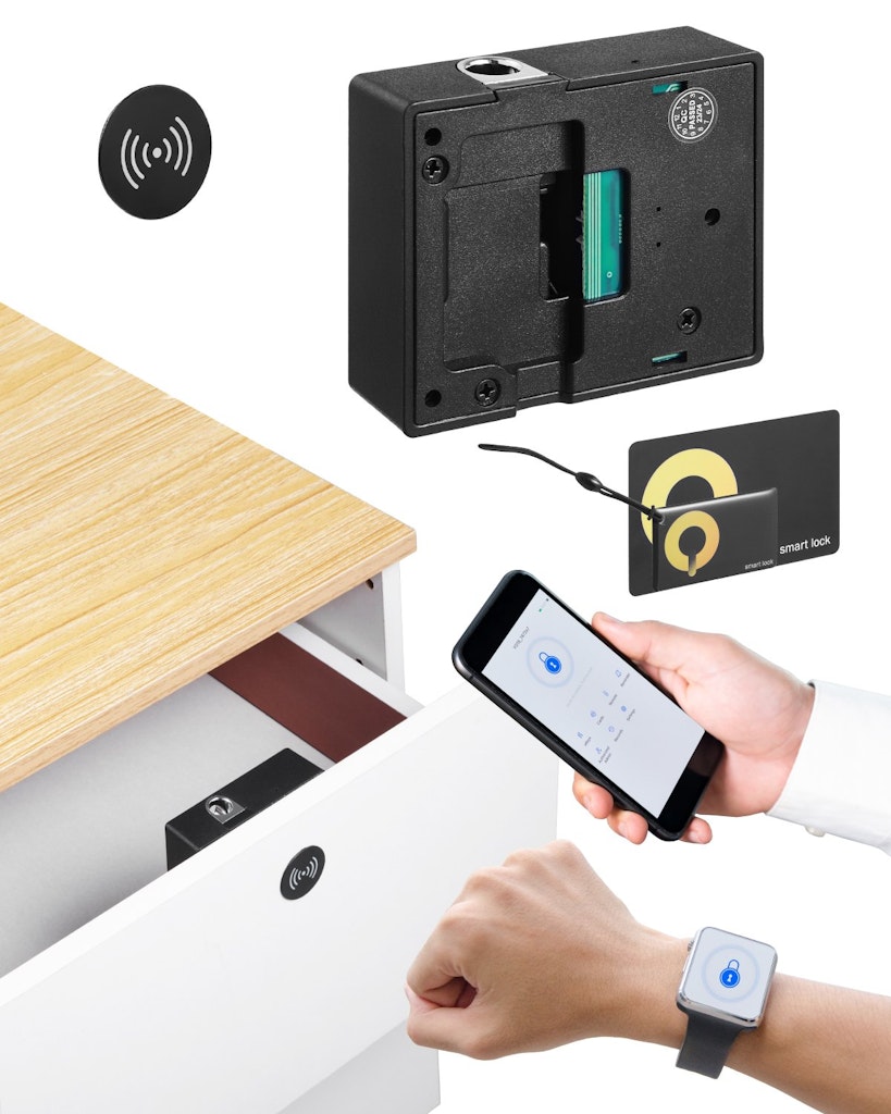 Vevor 4-in-1 Smart Cabinet Lock: $21