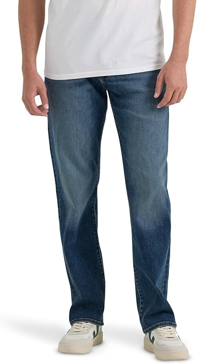 Lee Men's Extreme Motion Relaxed Straight Jeans: $19