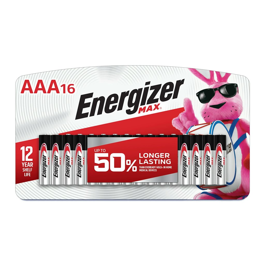 Energizer MAX AAA Batteries 16-Pack: $9.99 Energizer MAX AAA Batteries 16-Pack: $9.99