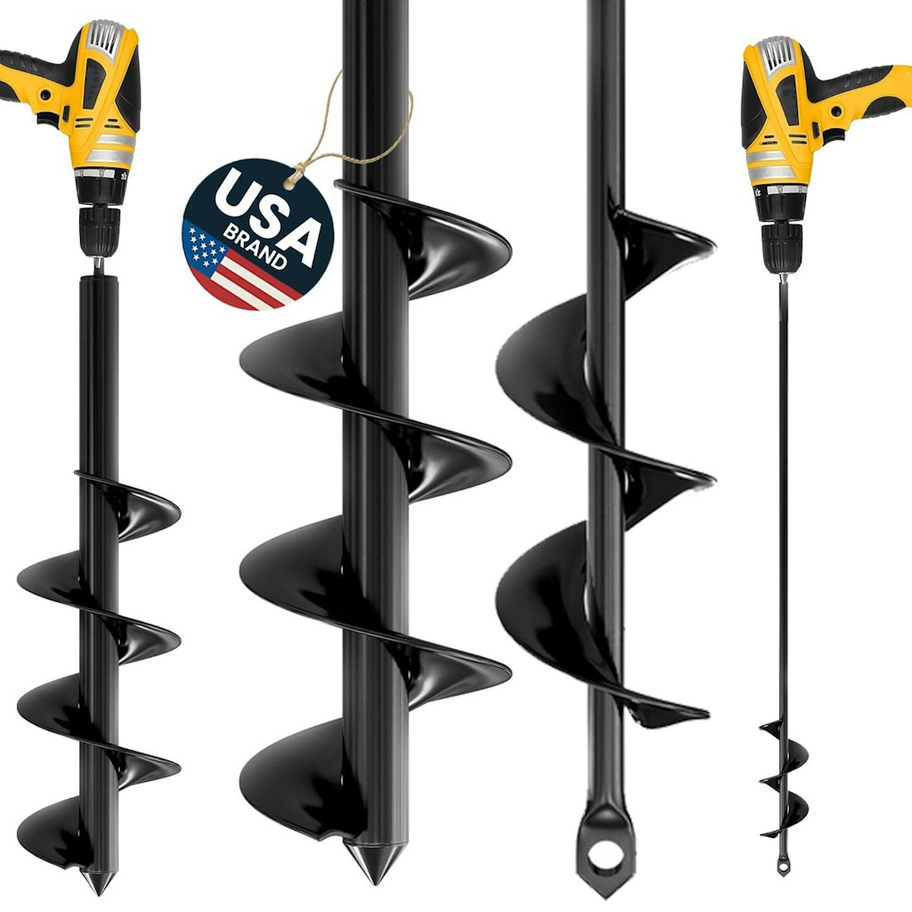 K-Brands 3.5" and 1.5" Auger Bit Set for Planting: $23