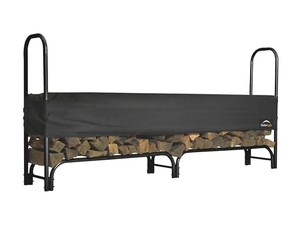 ShelterLogic 8-Foot Adjustable Outdoor Firewood Rack: $60 ShelterLogic 8-Foot Adjustable Outdoor Firewood Rack: $60