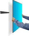 No Stud TV Wall Mount for $19 + free shipping w/ Prime