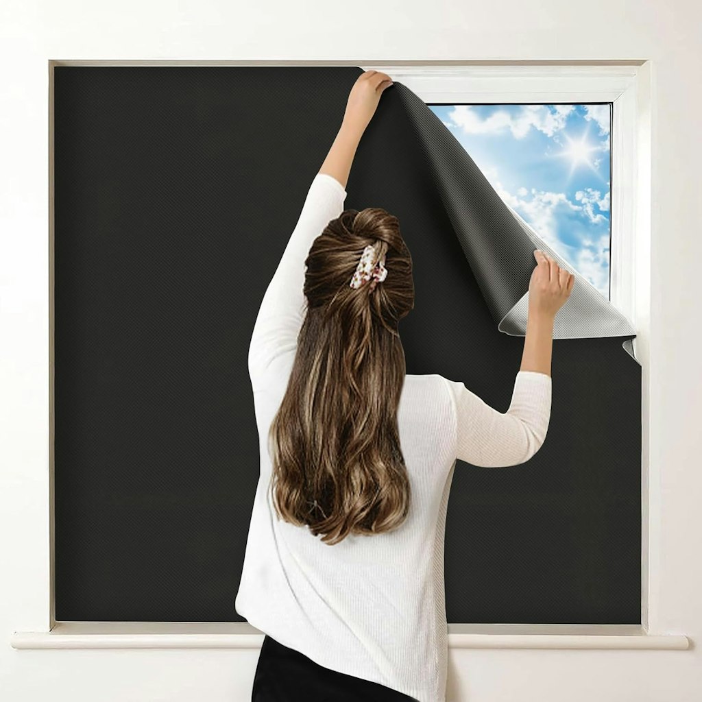 Customizable 100% Blackout Curtain 118" x 57" Roll: $22