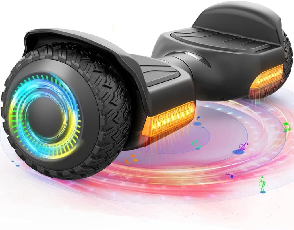 Gyroor G13 500W All-Terrain Hoverboard w/ LED Lights: $79.99